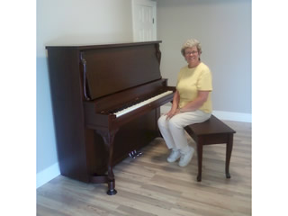 piano refinished
